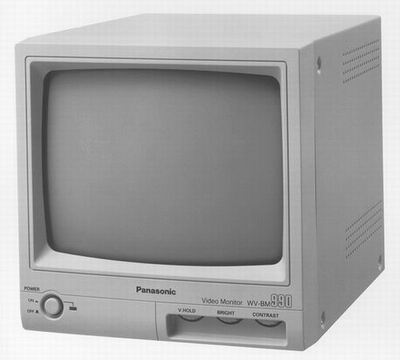Panasonic WV-BM990 9" CRT 4:3 Rack-Mountable Compa